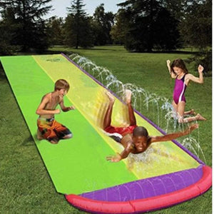 Planet Gates Inflatable Water Slide for Backyard Outdoor Kids Summer Toys Games Sprinkle Water Sliders Children Summer Water Toys Lawn Toys