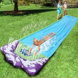 Planet Gates Inflatable Water Slide for Backyard Outdoor Kids Summer Toys Games Sprinkle Water Sliders Children Summer Water Toys Lawn Toys