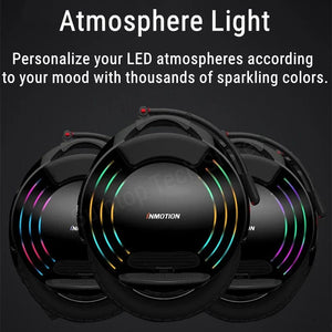 Planet Gates INMOTION V10F EU Stock INMOTION V10F Unicycle 84V 960Wh Battery 2000W Motor 40km/h Top Speed APP Led Light Self Balance Smart V10F EUC E-wheel