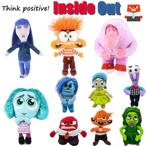 Planet Gates inside out 04 Inside Out 2 Plush Dolls Inside Out Plush Toy Cute Cartoon Plushie Doll Soft Stuffed Anime Periphery Toys Kids Birthday Gifts