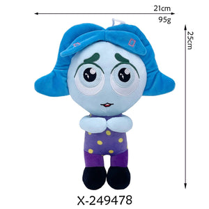 Planet Gates inside out 04 Inside Out 2 Plush Dolls Inside Out Plush Toy Cute Cartoon Plushie Doll Soft Stuffed Anime Periphery Toys Kids Birthday Gifts