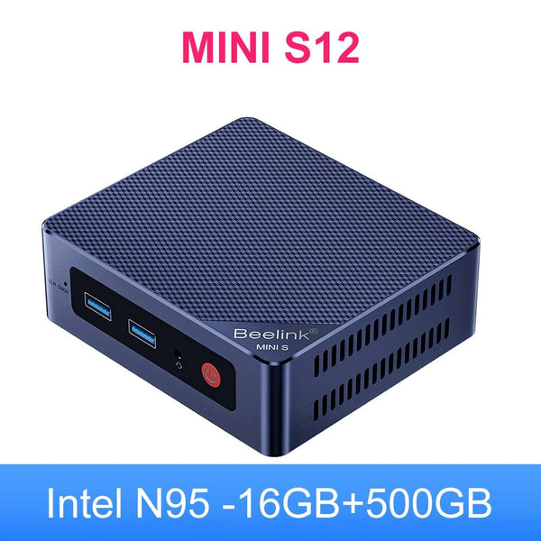 Planet Gates Intel N95 16G500G / Intel Processor / EU | belgium Beelink Mini S12 Pro Intel 12th Gen N100 16G 500G Mini S12 Intel N95 Mini PC DDR4 8G 256G SSD Desktop Gaming Computer VS T8 Pro