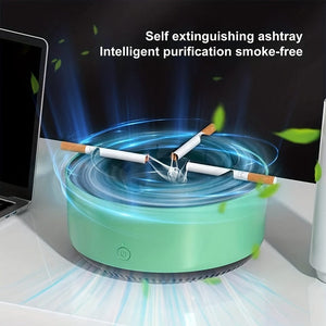 Planet Gates Intelligent Modern Smokeless Ashtray Air Purifier Car Room Smart Electronic Cigarette Ashtrays