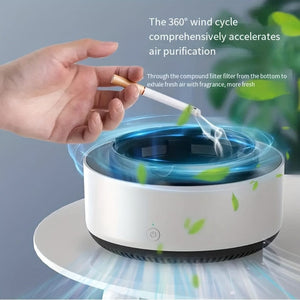 Planet Gates Intelligent Modern Smokeless Ashtray Air Purifier Car Room Smart Electronic Cigarette Ashtrays