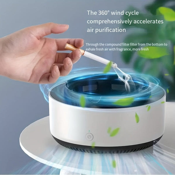Planet Gates Intelligent Modern Smokeless Ashtray Air Purifier Car Room Smart Electronic Cigarette Ashtrays