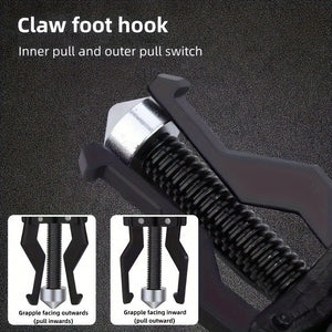 Planet Gates Internal and external bearing three-claw puller Three-Claw Bearing Puller Disassembly Tool, Multi-purpose Automotive Repair Puller, Inner Hole Bearing Puller Extractor, Heavy-duty Puller Set