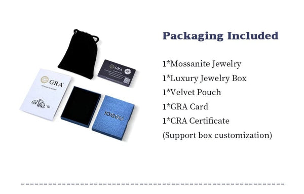 Planet Gates IOGOU Hoops 100% 925 Sterling Silver Real 3mm Moissanite Stud Earrings For Women Sparkling Jewelry Gifts with GRA Certificate