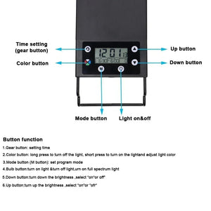 Planet Gates IP68 Waterproof Aquarium LED Light, Full Spectrum Fish Tank Lighting with Aquatic Plant Growth Lamp, 24/7 and 100V-240V, 30-60cm