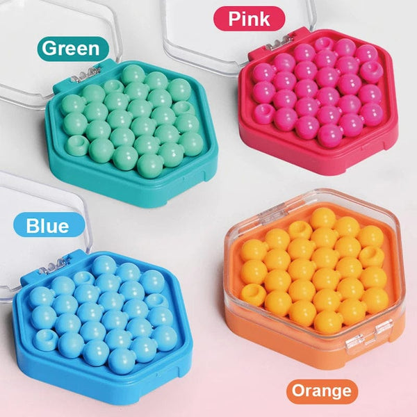 Planet Gates IQ Mini Bead Board Game Educational Learning Pocket Game Toys Stress Reducing Toys Self-Created Challenges Logic Game 7 to Adult