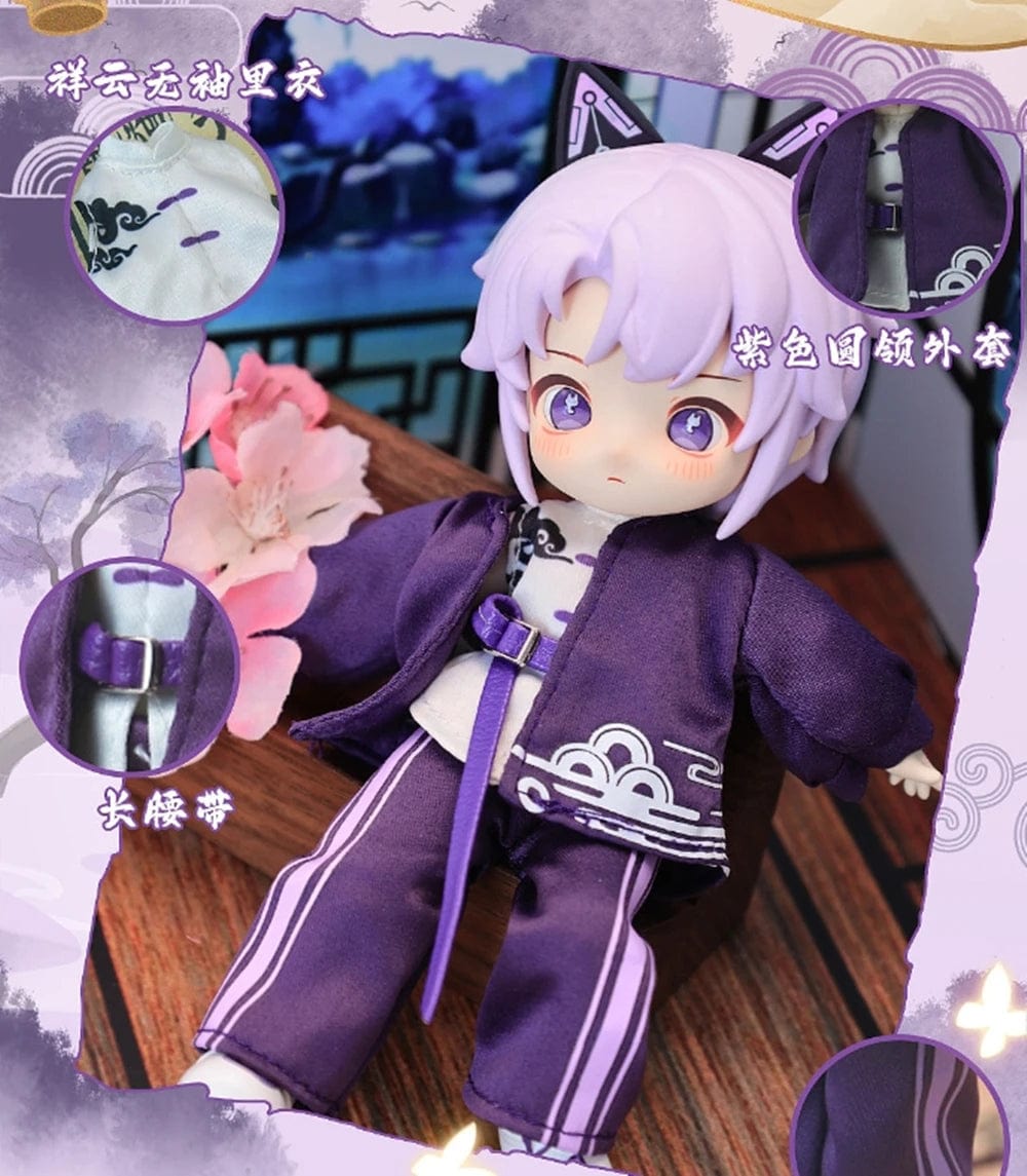 Planet Gates Iris cat In stock Nagi Beast 3rd Generation Dragon Journey Season Series Cute 15cm Doll Bjd 12 Point Doll Movable Doll Gift