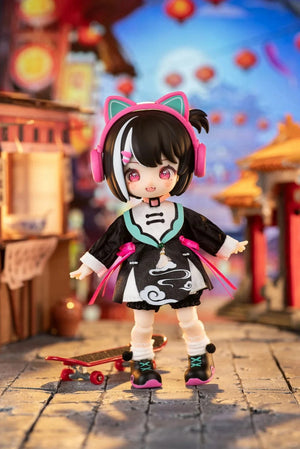 Planet Gates Iris cat In stock Nagi Beast 3rd Generation Dragon Journey Season Series Cute 15cm Doll Bjd 12 Point Doll Movable Doll Gift