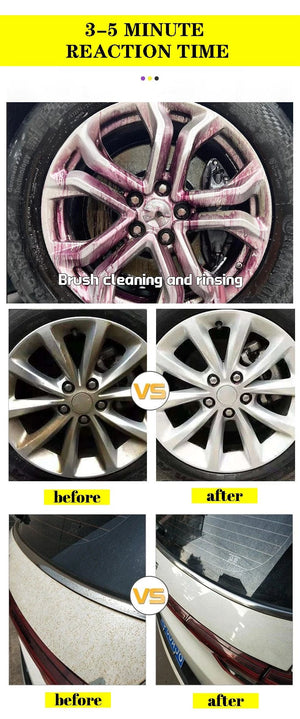 Planet Gates Iron Dust Remover Car Wheels & Paint Iron Powder Remover Rust Remover Car Supplies Cleaner Oxide Layer Cleaner Wheel Irdustmov