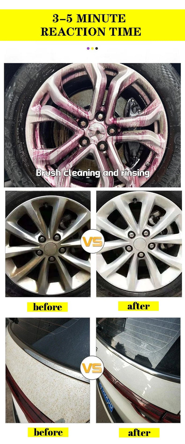 Planet Gates Iron Dust Remover Car Wheels & Paint Iron Powder Remover Rust Remover Car Supplies Cleaner Oxide Layer Cleaner Wheel Irdustmov