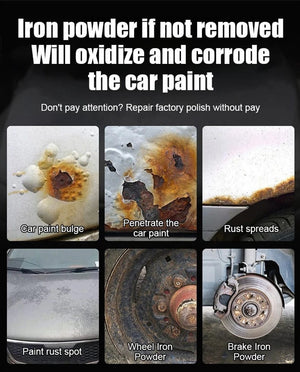 Planet Gates Iron Dust Remover Car Wheels & Paint Iron Powder Remover Rust Remover Car Supplies Cleaner Oxide Layer Cleaner Wheel Irdustmov