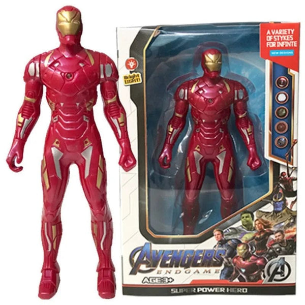 Planet Gates Iron Man  boxed 17 Cm Children Toys Marvel Anime Figures Spiderman Hulk Action Figure Iron Man Cartoon Kids Toy Christmas Gift Glow Doll Hobbies