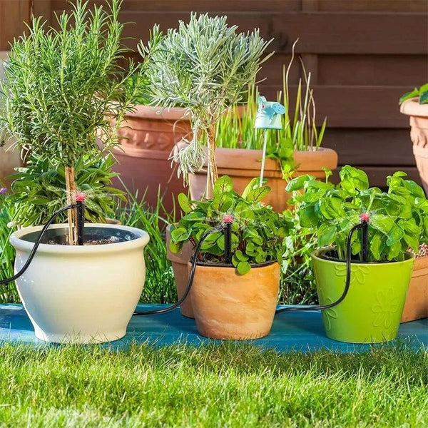 Planet Gates Irrigation kit 1 Drip Irrigation System Plant Watering Set Watering Kits Adjustable Drippers For Irrigation Micro Garden Watering System