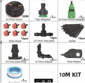 Planet Gates Irrigation kit 1 Drip Irrigation System Plant Watering Set Watering Kits Adjustable Drippers For Irrigation Micro Garden Watering System