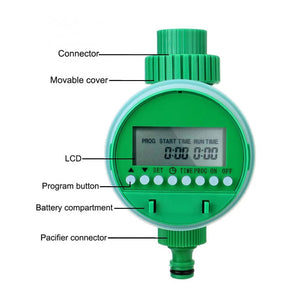 Planet Gates Irrigation Timer / CHINA Automatic Irrigation Controller Lcd Display Intelligence Garden Watering Timer Valve Watering Control Device Electronic