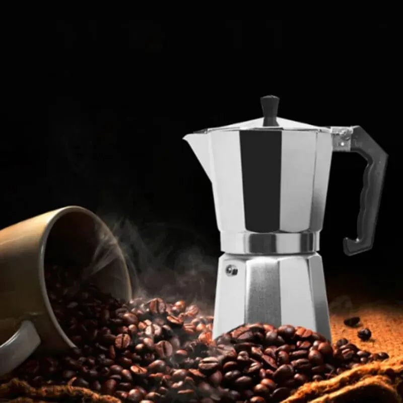 Planet Gates Italian Type Coffee Maker Aluminum Mocha Espresso Percolator Pot Coffee Maker Moka Pot Espresso Shot Maker Espresso Machine