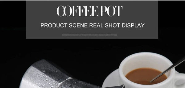 Planet Gates Italian Type Coffee Maker Aluminum Mocha Espresso Percolator Pot Coffee Maker Moka Pot Espresso Shot Maker Espresso Machine
