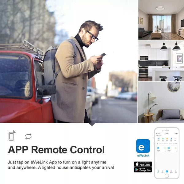Planet Gates Itead SONOFF Basic R2 Mini DIY Module Wifi Light Switch Wireless APP Remote Control Switch 220V  Smart Home Electrical Switches