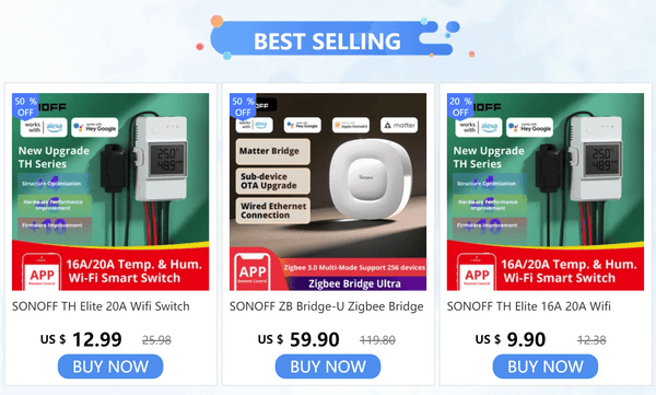 Planet Gates Itead SONOFF Basic R2 Mini DIY Module Wifi Light Switch Wireless APP Remote Control Switch 220V  Smart Home Electrical Switches