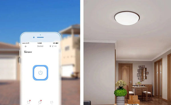 Planet Gates Itead SONOFF Basic R2 Mini DIY Module Wifi Light Switch Wireless APP Remote Control Switch 220V  Smart Home Electrical Switches