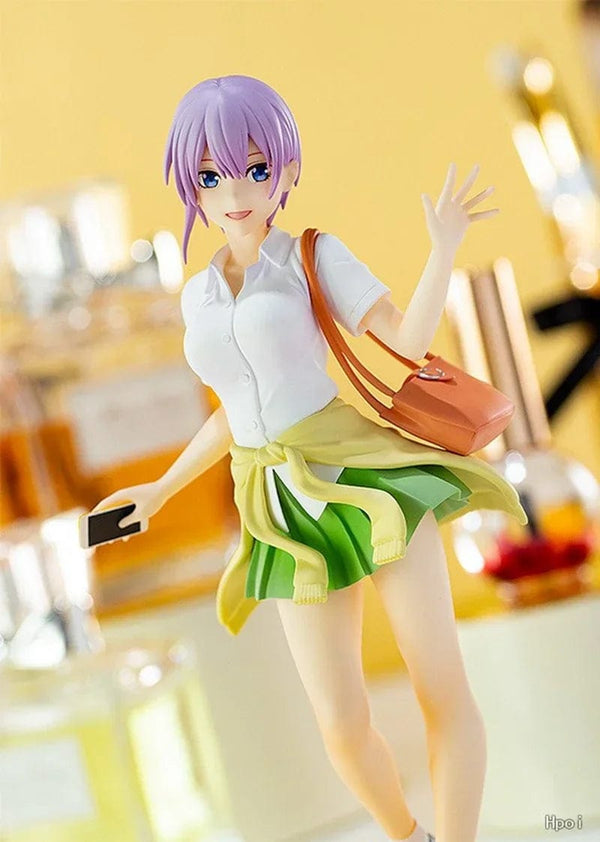 Planet Gates Itsuki / No box 18cm Anime Figure The Quintessential Quintuplets Nakano Ichika Nino Itsuki School Uniform Static Collection Model PVC Doll Toys