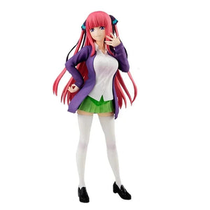 Planet Gates Itsuki / No box 18cm Anime Figure The Quintessential Quintuplets Nakano Ichika Nino Itsuki School Uniform Static Collection Model PVC Doll Toys