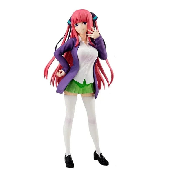 Planet Gates Itsuki / No box 18cm Anime Figure The Quintessential Quintuplets Nakano Ichika Nino Itsuki School Uniform Static Collection Model PVC Doll Toys