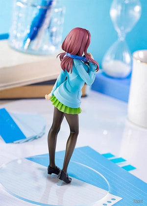 Planet Gates Itsuki / No box 18cm Anime Figure The Quintessential Quintuplets Nakano Ichika Nino Itsuki School Uniform Static Collection Model PVC Doll Toys