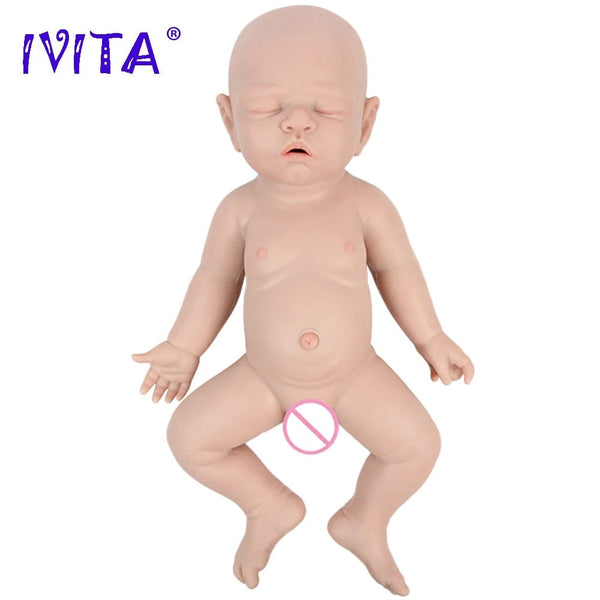 Planet Gates IVITA WB1528 43cm 2508g 100% Full Body Silicone Reborn Baby Doll Realistic Soft Baby Toys with Clothes for Children Dolls Gift