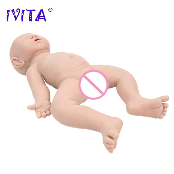Planet Gates IVITA WB1528 43cm 2508g 100% Full Body Silicone Reborn Baby Doll Realistic Soft Baby Toys with Clothes for Children Dolls Gift
