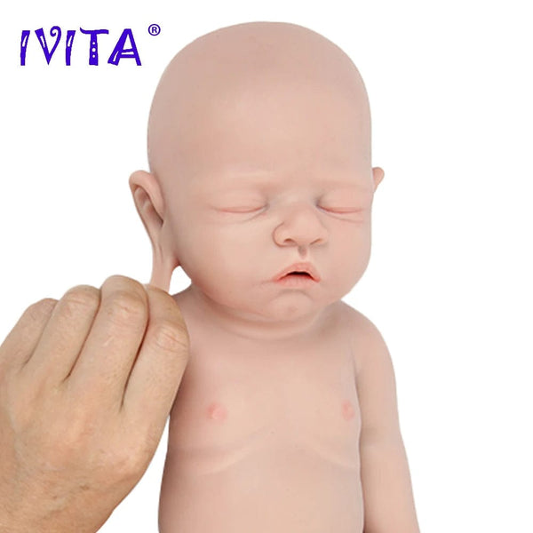 Planet Gates IVITA WB1528 43cm 2508g 100% Full Body Silicone Reborn Baby Doll Realistic Soft Baby Toys with Clothes for Children Dolls Gift