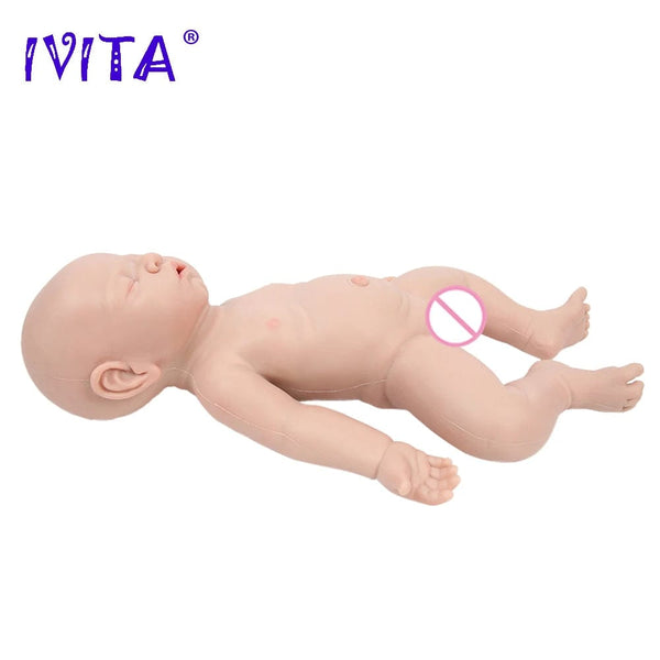 Planet Gates IVITA WB1528 43cm 2508g 100% Full Body Silicone Reborn Baby Doll Realistic Soft Baby Toys with Clothes for Children Dolls Gift