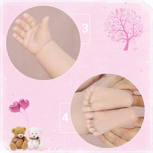 Planet Gates IVITA WB1528 43cm 2508g 100% Full Body Silicone Reborn Baby Doll Realistic Soft Baby Toys with Clothes for Children Dolls Gift