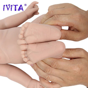 Planet Gates IVITA WB1528 43cm 2508g 100% Full Body Silicone Reborn Baby Doll Realistic Soft Baby Toys with Clothes for Children Dolls Gift