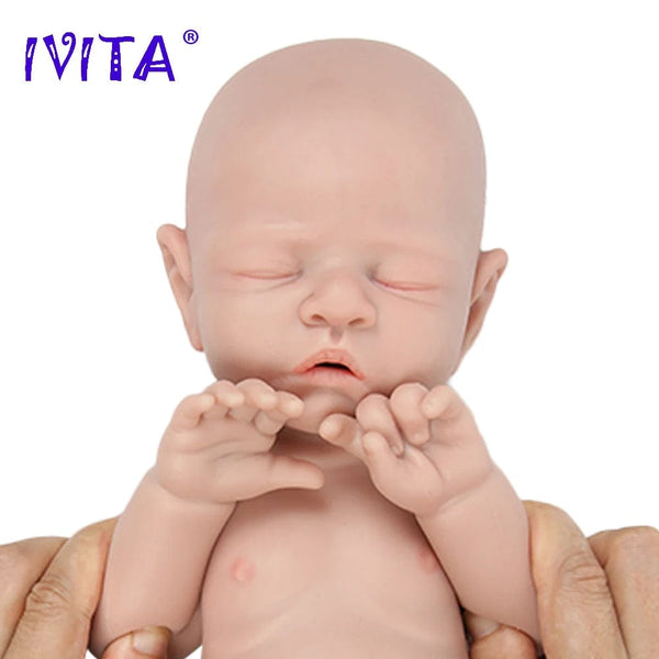 Planet Gates IVITA WB1528 43cm 2508g 100% Full Body Silicone Reborn Baby Doll Realistic Soft Baby Toys with Clothes for Children Dolls Gift