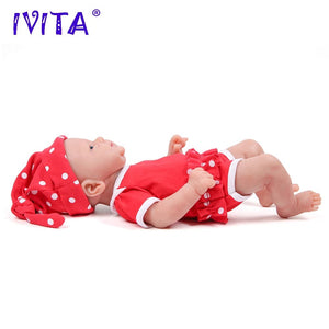 Planet Gates IVITA WG1512 14inch 1.65kg Full Body Silicone Bebe Reborn Doll "coco" Soft Dolls Realistic Girl Baby DIY Blank Toys for Children