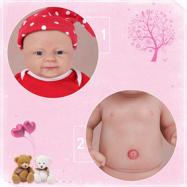 Planet Gates IVITA WG1512 14inch 1.65kg Full Body Silicone Bebe Reborn Doll "coco" Soft Dolls Realistic Girl Baby DIY Blank Toys for Children