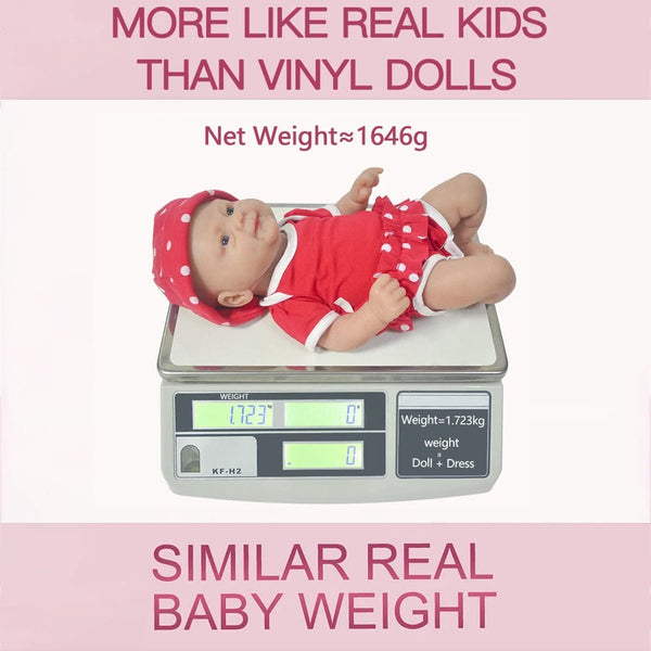 Planet Gates IVITA WG1512 14inch 1.65kg Full Body Silicone Bebe Reborn Doll "coco" Soft Dolls Realistic Girl Baby DIY Blank Toys for Children