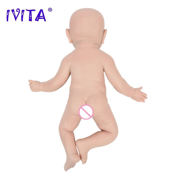 Planet Gates IVITA WG1526 16.92 inch 2.69kg Full Body Silicone Reborn Baby Doll  Realistic Girl Dolls Unpainted DIY Blank Baby Children Toys