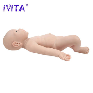 Planet Gates IVITA WG1526 16.92 inch 2.69kg Full Body Silicone Reborn Baby Doll  Realistic Girl Dolls Unpainted DIY Blank Baby Children Toys
