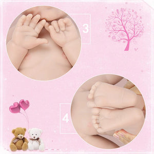 Planet Gates IVITA WG1526 16.92 inch 2.69kg Full Body Silicone Reborn Baby Doll  Realistic Girl Dolls Unpainted DIY Blank Baby Children Toys