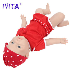 Planet Gates IVITA WG1526 16.92 inch 2.69kg Full Body Silicone Reborn Baby Doll  Realistic Girl Dolls Unpainted DIY Blank Baby Children Toys