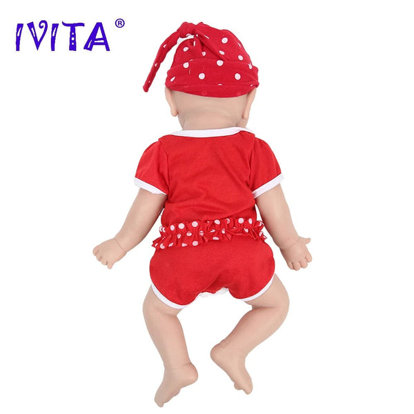 Planet Gates IVITA WG1526 16.92 inch 2.69kg Full Body Silicone Reborn Baby Doll  Realistic Girl Dolls Unpainted DIY Blank Baby Children Toys