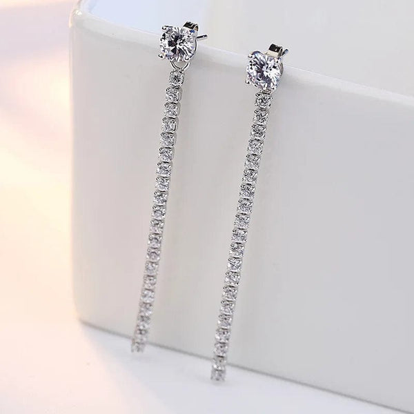 Planet Gates J05 925 Sterling Silver Female Luxury Crystal Round Stud Earrings Vintage Wedding Jewelry White Zircon Stone Earrings Wholesale