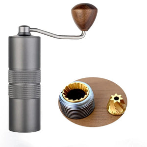Planet Gates J1S with 7core burr JAFFEE J0/J1 manual coffee grinder with 38mm 5core/7core burr 3 bearings  portable coffee mill Adjustable espresso grinder