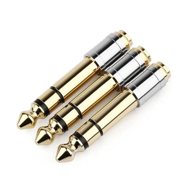 Planet Gates Jack 3.5 To 6.35 Audio Adapter 6.5mm To 3.5mm Converters Male Female Connector Headphone Plug 6.3mm Consumer Electronics