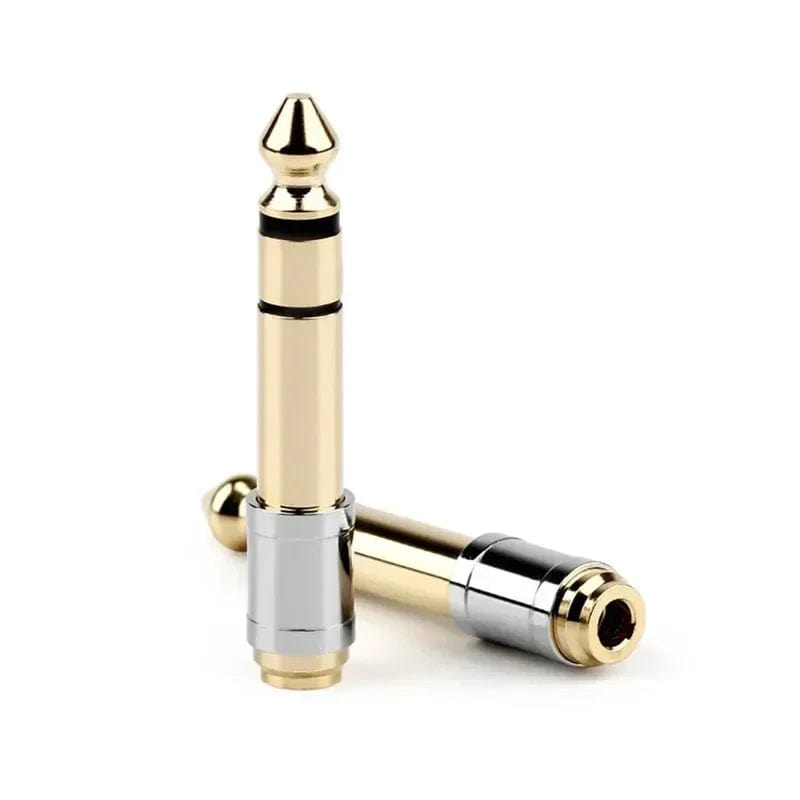 Planet Gates Jack 3.5 To 6.35 Audio Adapter 6.5mm To 3.5mm Converters Male Female Connector Headphone Plug 6.3mm Consumer Electronics